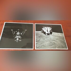 1972 Apollo 16 NASA Type 1 Apollo Landing very rare org pics taken in space
